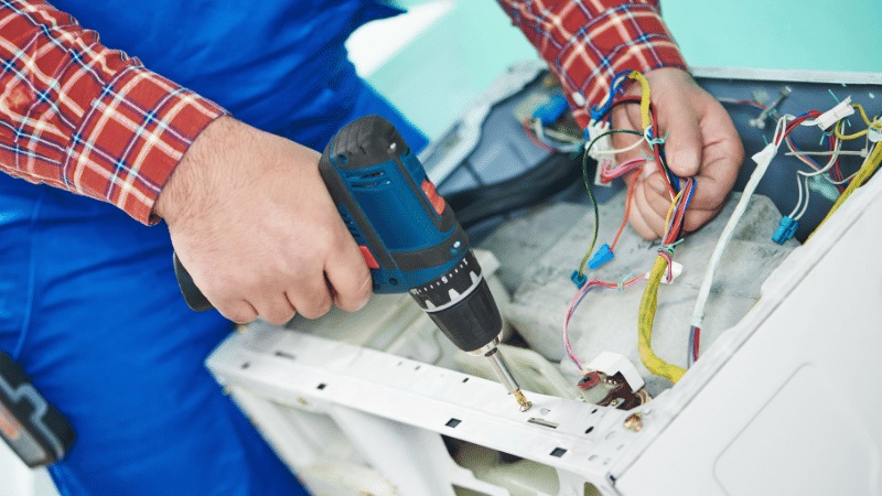 Sarıgöl Mdv Mdv çamaşır makinesi kart tamiri – Su almama arızası orijinal parça ile giderildi. - Teknik servis örneği