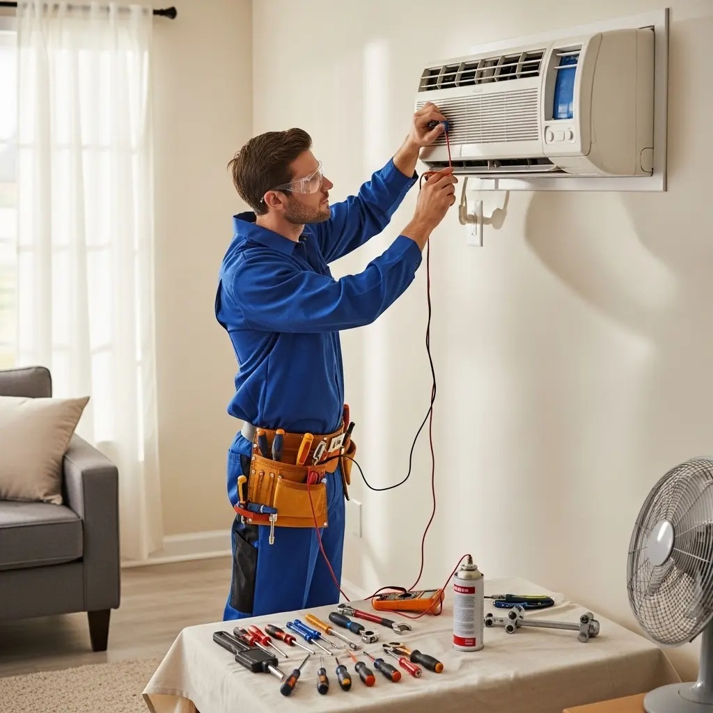 Sarıgöl Mdv Mdv klima gaz dolumu ve bakım – Enerji verimliliği artırıldı. - Teknik servis örneği